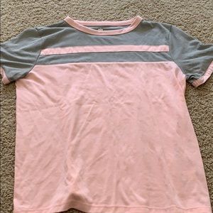 Grey and pink t shirt from me to we brand